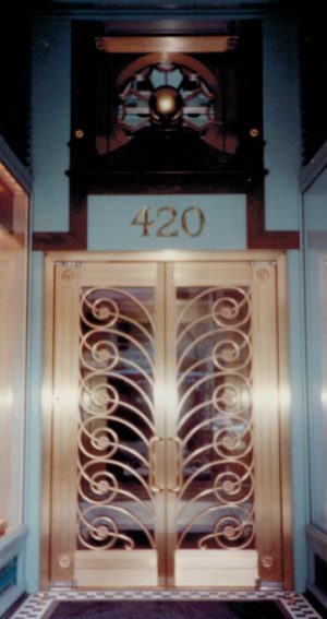 Main Entry of the Berkeley Building, Boston, MA